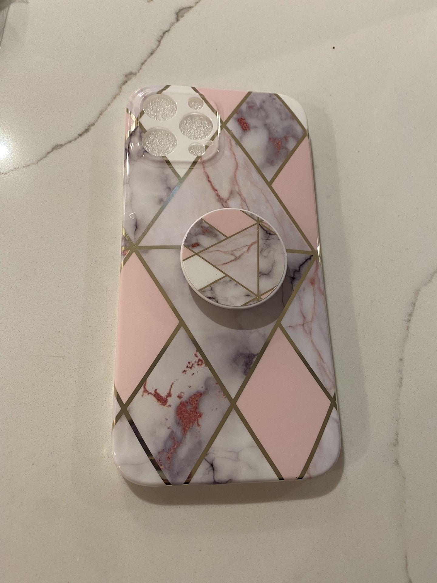 iPhone Marble Case With Stand
