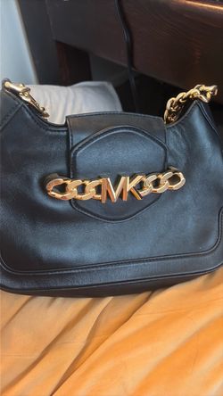 Michael Kors Black Leather Shoulder Bag