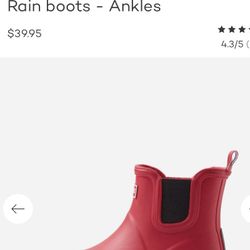 Kids Sz 10 Rain Boots Like New P/up Sheepshead Bay Brooklyn NY 