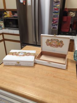Cigar boxes 10.00 each