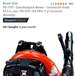 Stihl And Pb770 Leaf Blower 