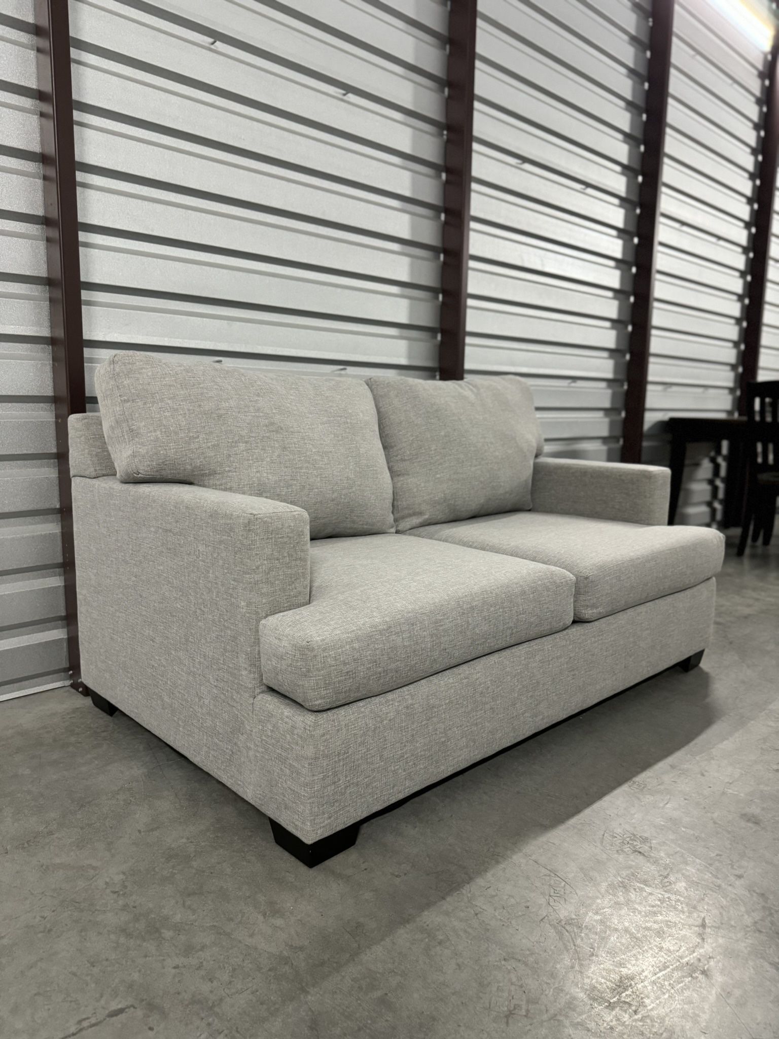 Gray Living Spaces Loveseat Sofa