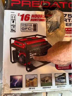 Brand new in the box, never used predator generator!