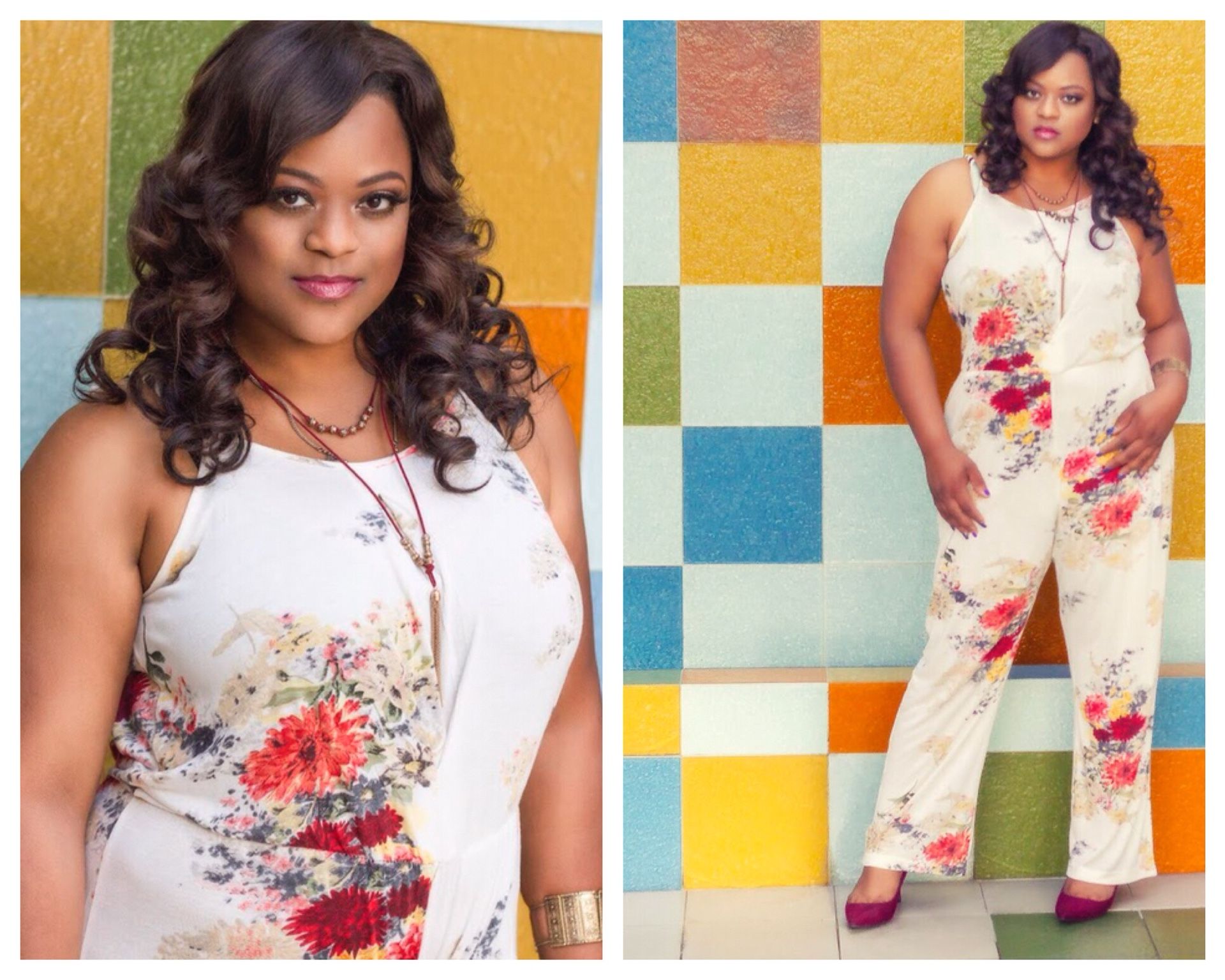Floral jumpsuit