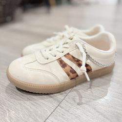 Pop Athletic Shoes Unisex Kids Cheetah Print Chain Kids 2