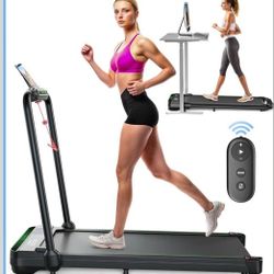 Under Desk Treadmill Walking Pad 2 in 1 foldidg treadmil