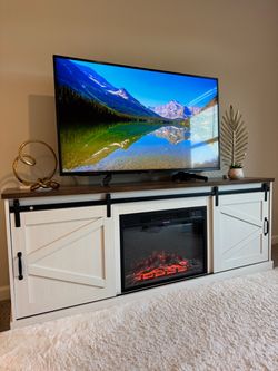 70” fireplace Tv Stand  70/75/80 Inch TV