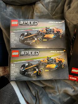 LEGO 2023 McLaren F1 Car (x2)