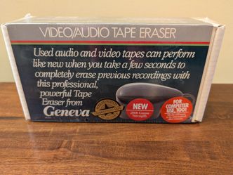 New Geneva Video Audio Tape Eraser