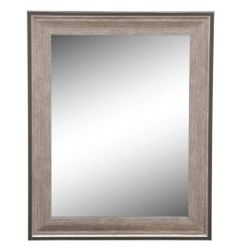 Framed Fog Free Wall Mirror in Two-Tone NEW