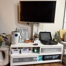 TV Stand With Attached TV mount. 