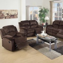 New Recliner Couch, Loveseat And Chair! Free Delivery 🚚!