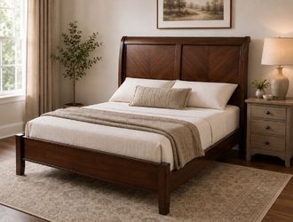 Queen bed comes with free mattress and box spring