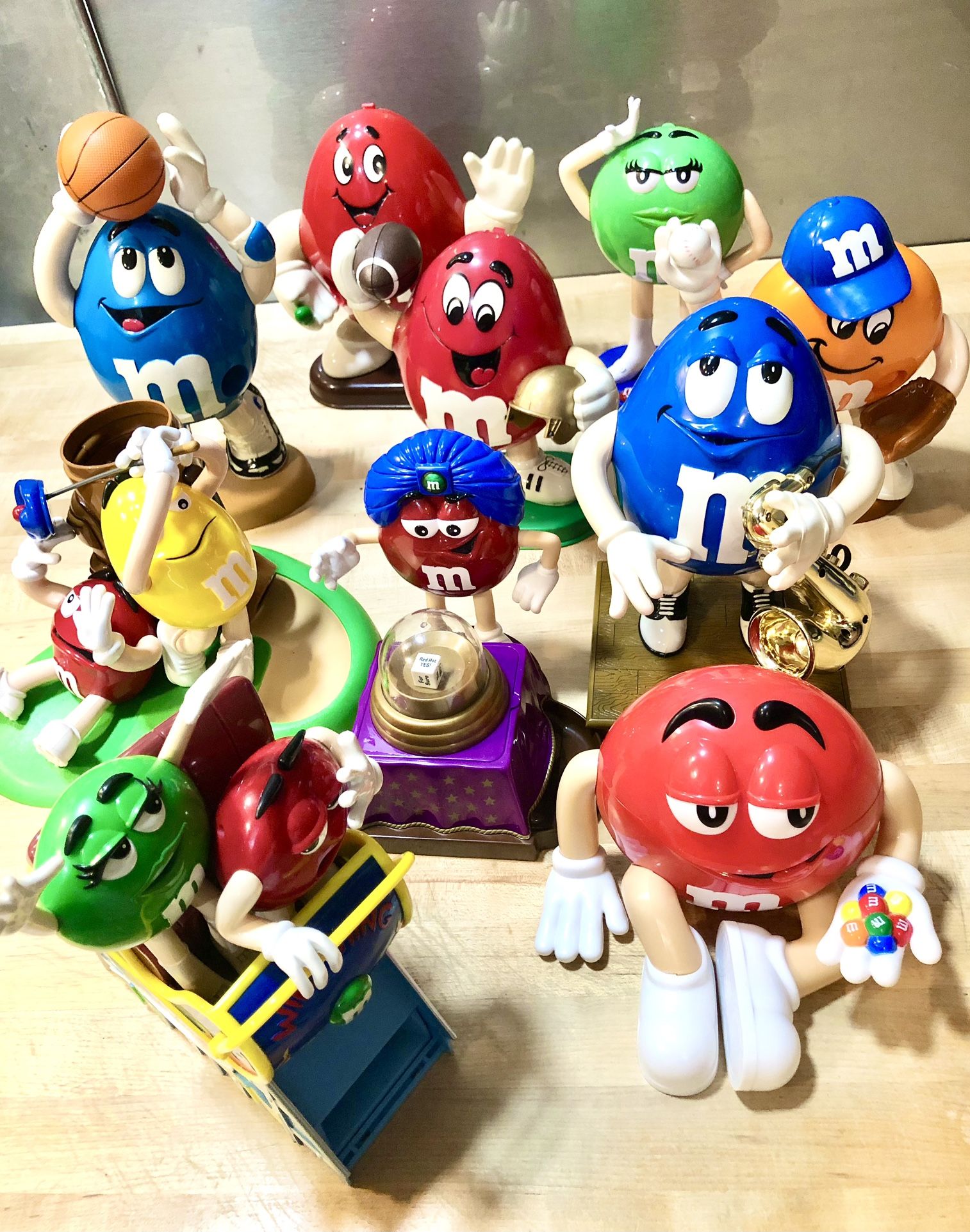 Vintage M&M Candy Dispenser Lot