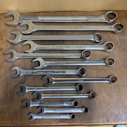 (13 piece) ALL USA COMBO WRENCH SET,  3/8” — 1-1/4”