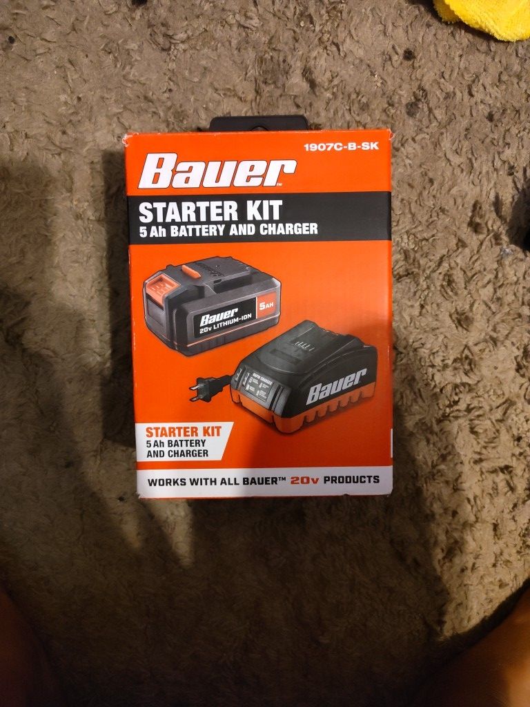 Bauer Starter Kit 5 Ah Battery And Charger