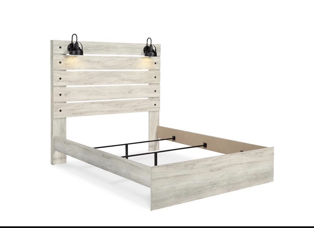 Modern Bed Frame with Lights