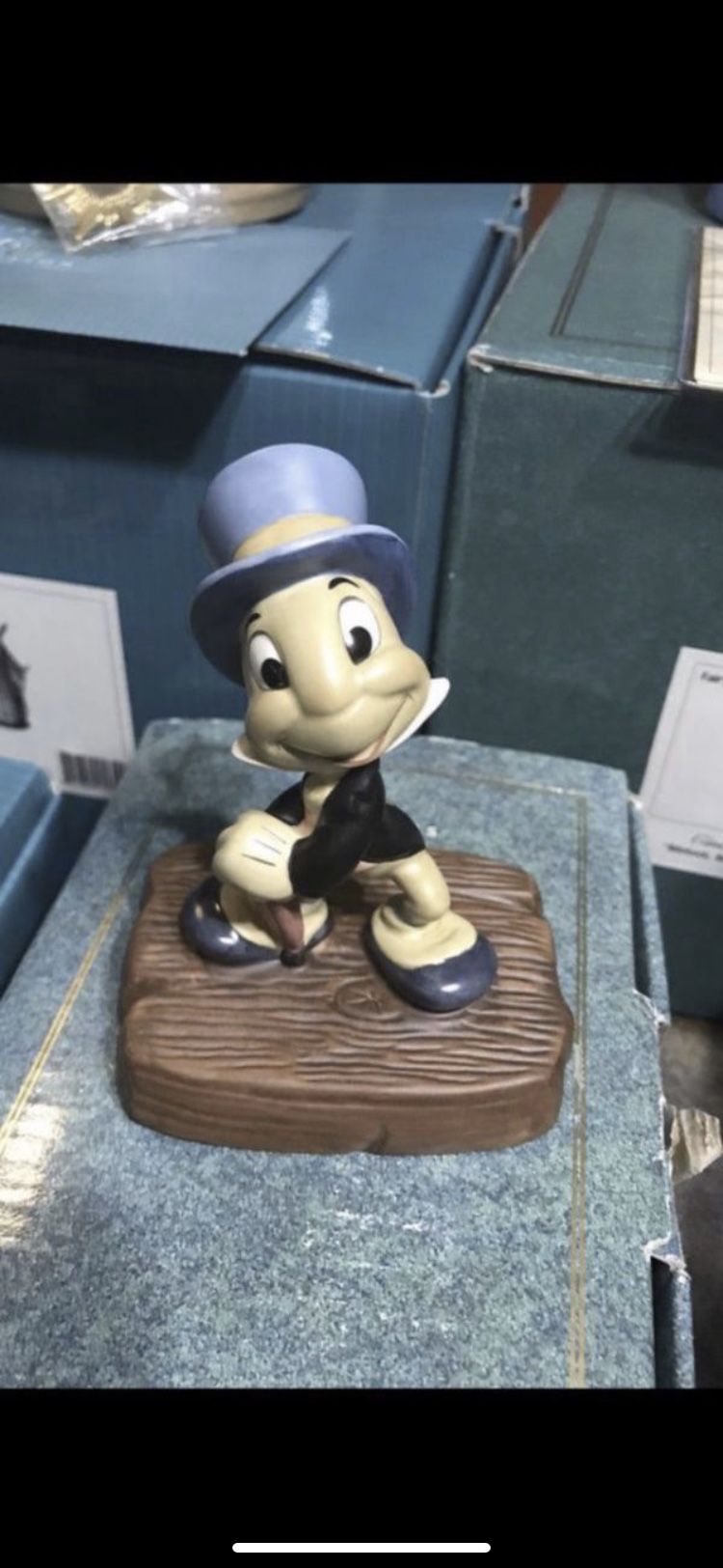 WDCC Jiminy Cricket “Cricket’s the Name - Jiminy Cricket ”Disney Figurine
