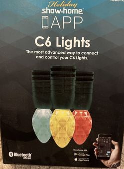 No Box Christmas Bluetooth Led Holiday Show Home C6 App Lights Set Of 24 ct lights / decorations