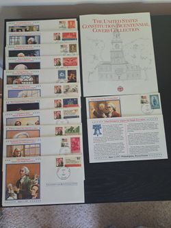 The United States Constitution Bicentennial Covers Collection. 90 Covers.