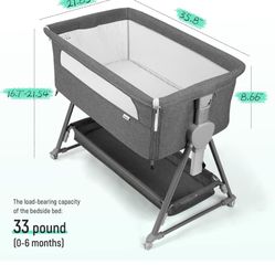 Cowiewie Bassinet Bedside Sleeper,