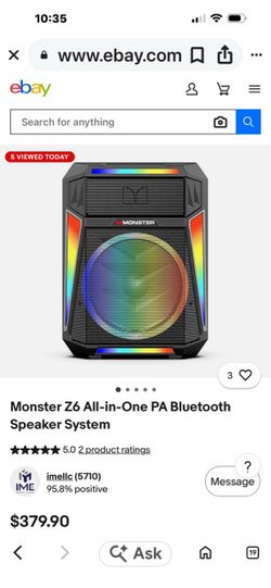 Speaker monster z6