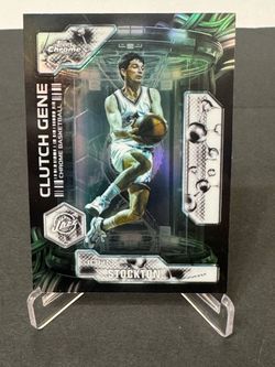 John Stockton Topps Chrome Clutch Gene Basketball Card