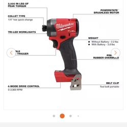 Milwaukee Fuel Impact Driver Hex