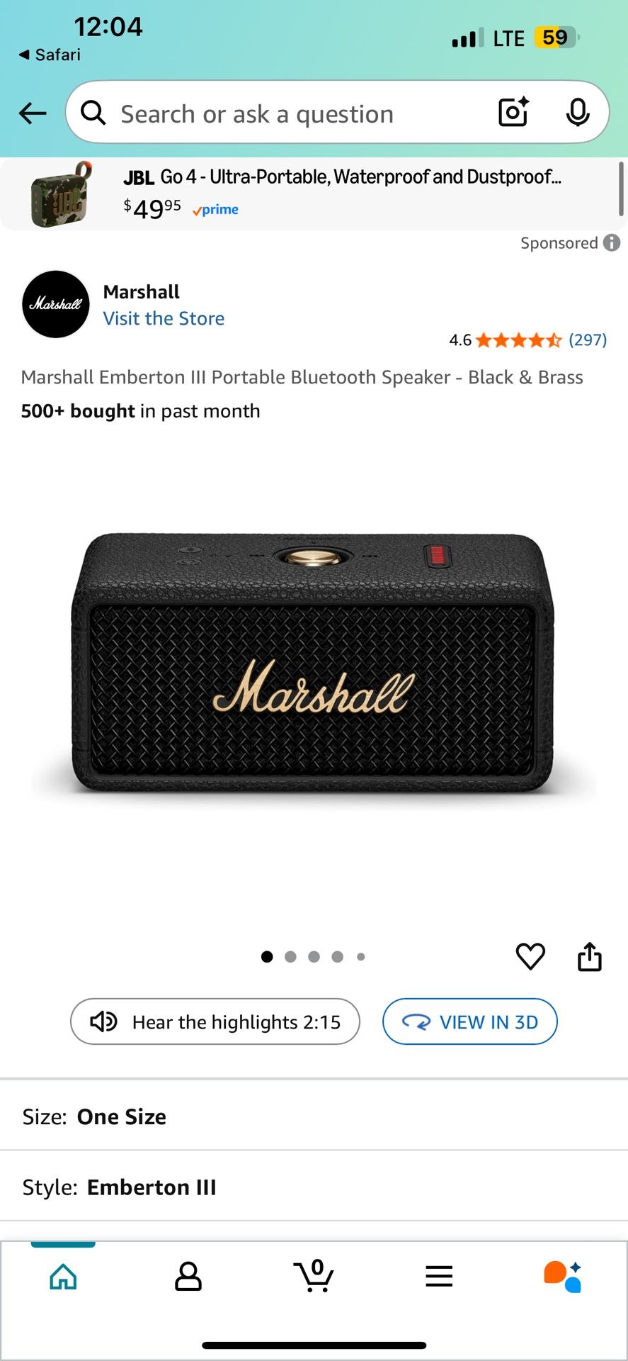 Marshall Emberton 3