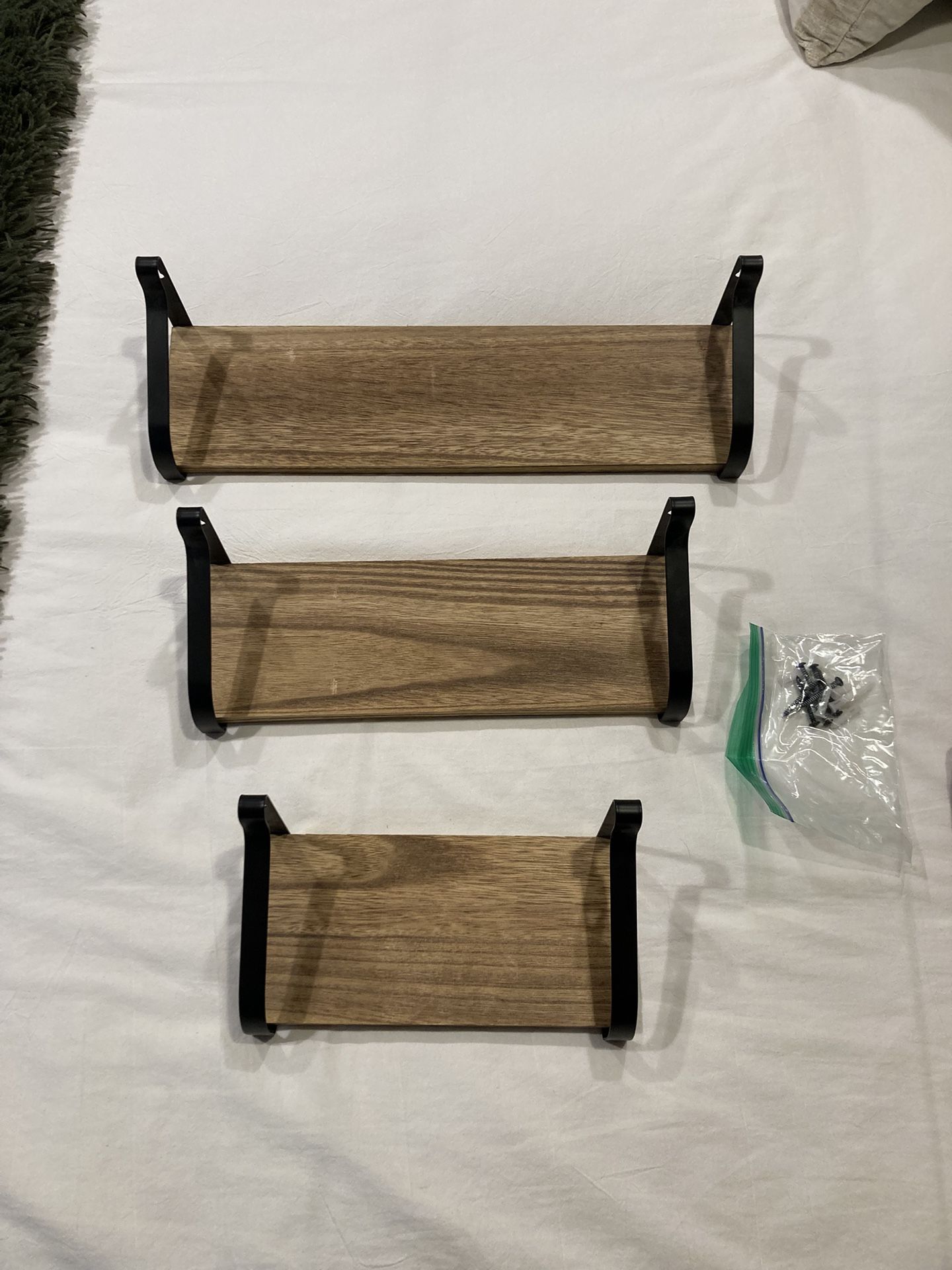 Wooden Hanging Shelves 