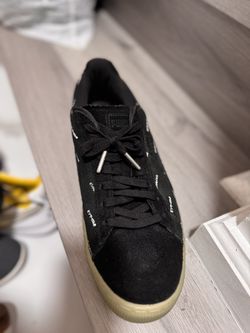 9.5 PUMA Dolphin x Suede V2 Black Pink