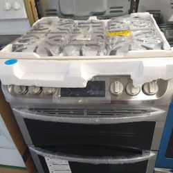 Brand New Scratch And Dent Lg Sliding Double Oven For Sale 