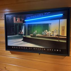 Vintage 1994 Boulevard of Broken Dreams Double Neon Sign Display