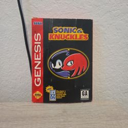 Sonic And Knuckles Sega Genesis
