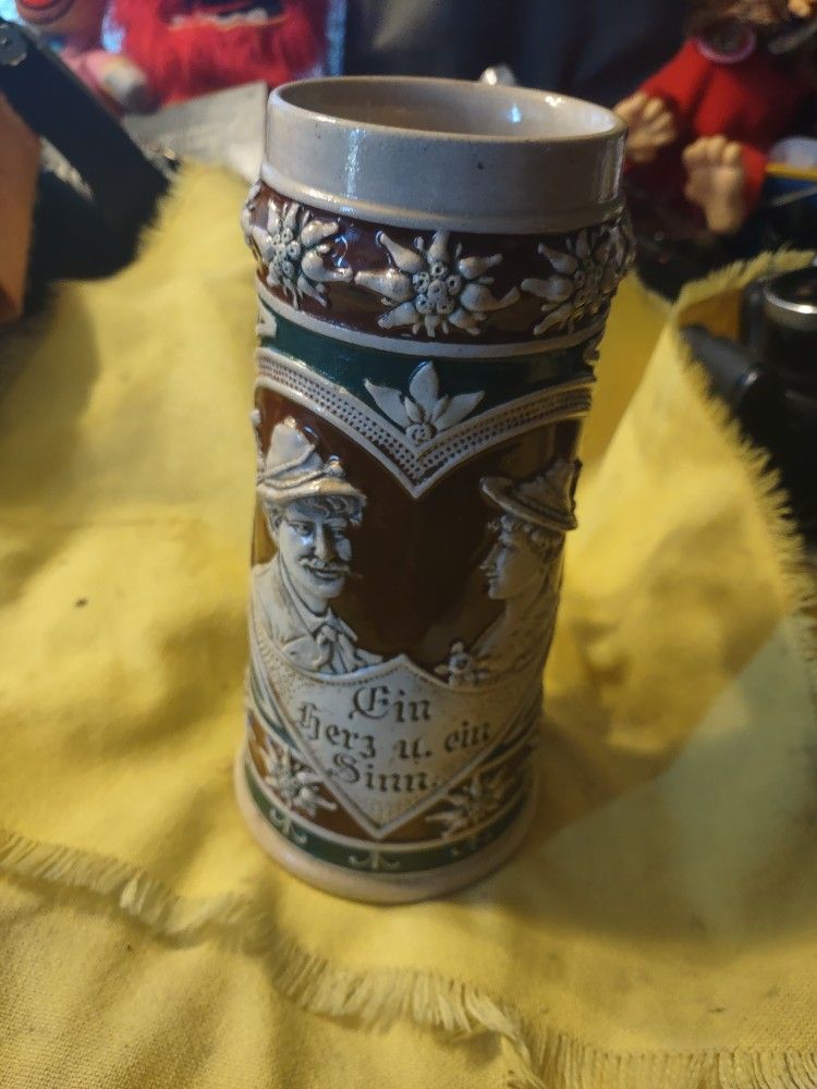 Old Collectible German Mug Stein