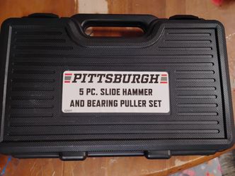 Pittsburgh 5-piece slide hammer & bearing pulling set