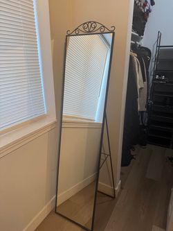 Floor Mirror with Metal Frame – Full Length