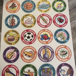 stickers for little kids to learn new words