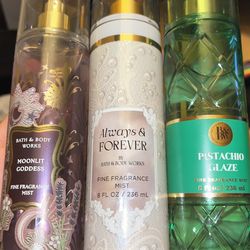 Bath & Body Works Sprays