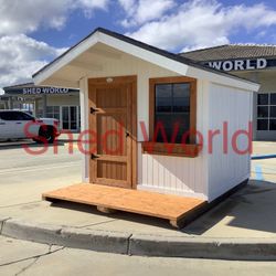 8x8 Porch Playhouse For Sale.