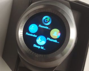 V Series Silver Bluetooth Smart Watch