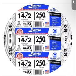 14/2 Romex 250 Ft Roll Brand New 