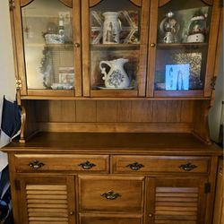 Antique Cabinet Hutch 