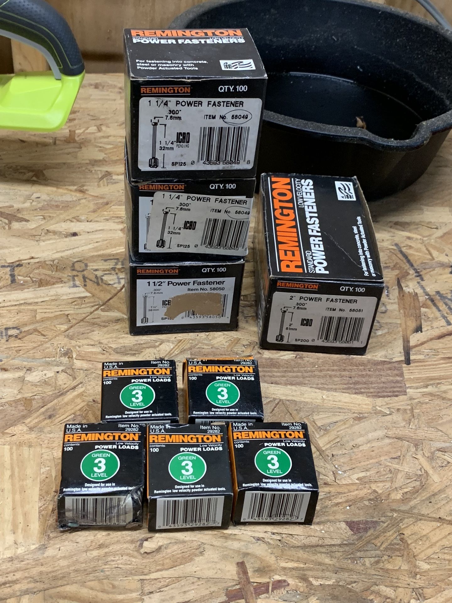 Remington Power Fasteners And Shots