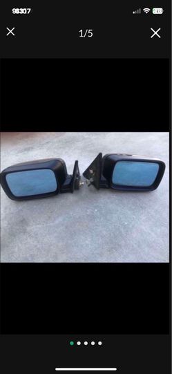 1995 BMW 525 5 Series Pair Of Mirrors In Great Shape Been In Storage Decades