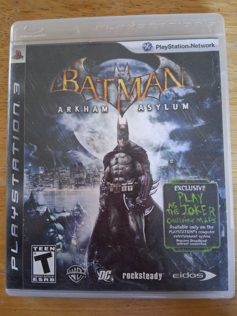 Batman Arkham Asylum PS3 Game 