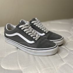 Mens Grey Vans Size 9