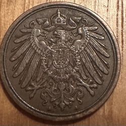1912 Germany 1 Pfennig
