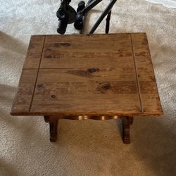 Wooden End Table 