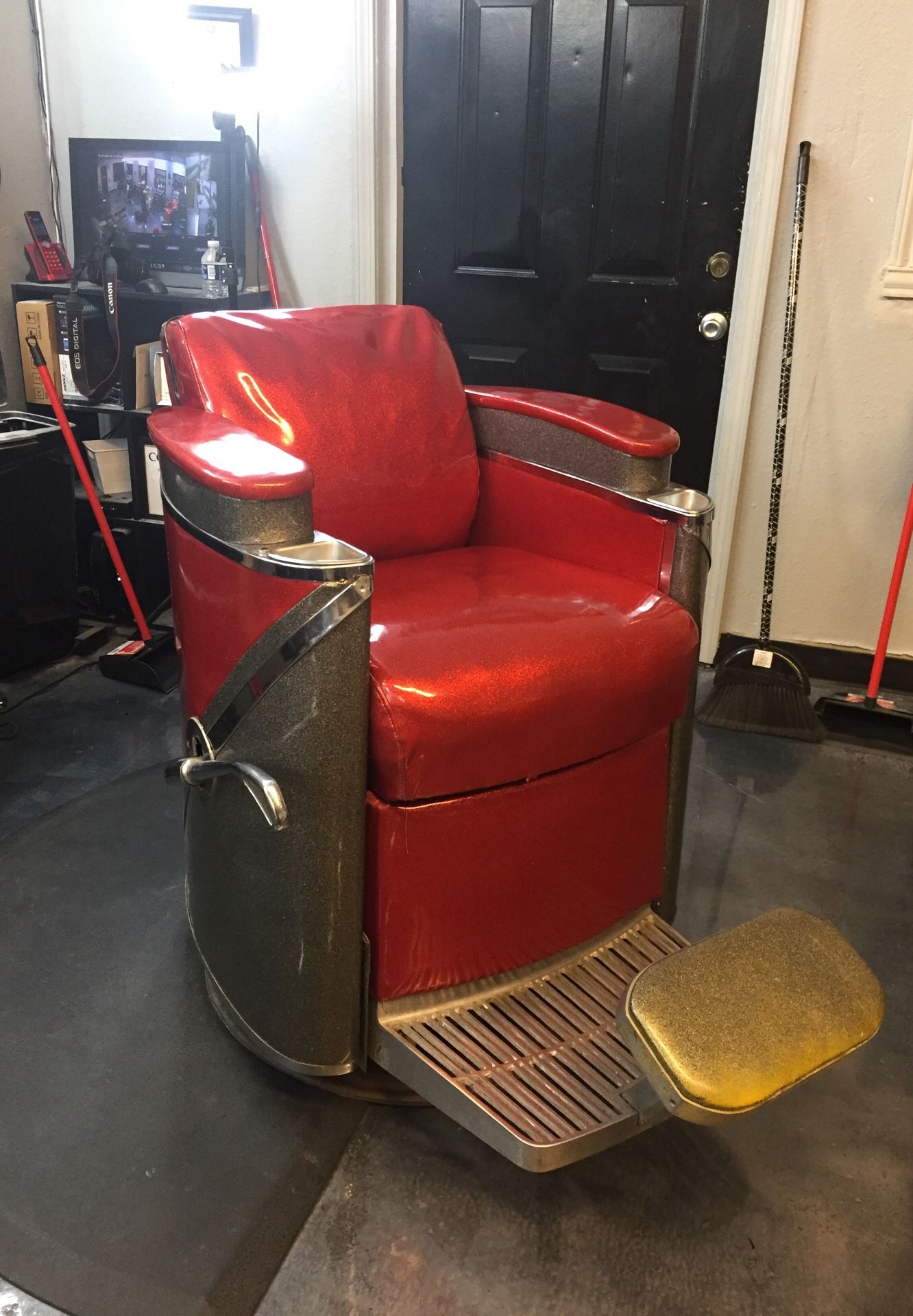 1950s koken presidential barber chair